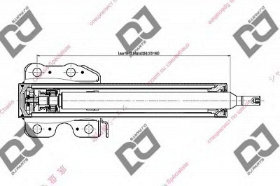 DJ PARTS ds1906gs -  Амортизатор